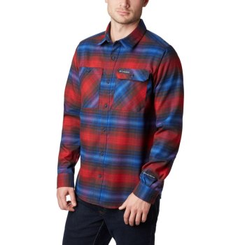 Pánské Košile Columbia Outdoor Elements Stretch Flannel Červené MWTOGR982